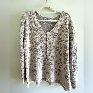 Modern leopard sweater